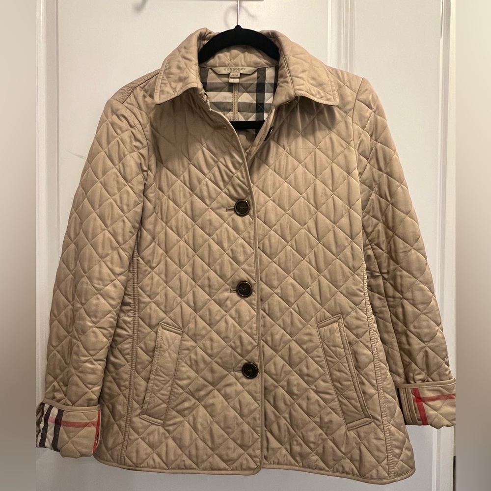 Burberry Quilted Tan Jacket